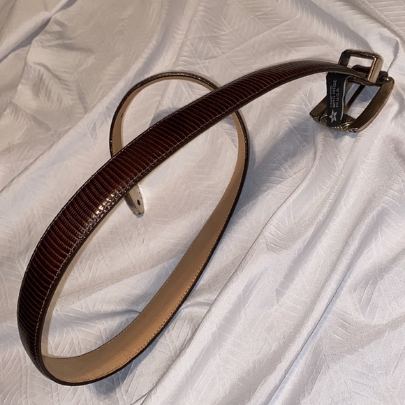 Brighton vintage leather belt size 33.5” - Picture 3 of 17